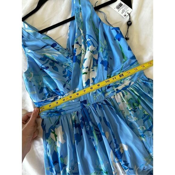 NWT Adrianna Papell Floral Print Sleeveless Gown Size 6 - Picture 7 of 11